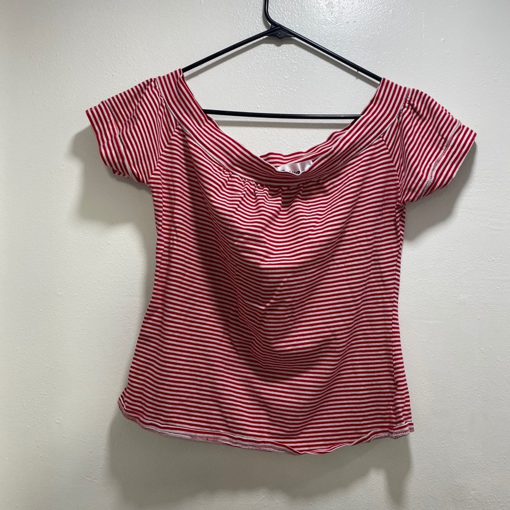 Vintage inspired Off the Shoulder top